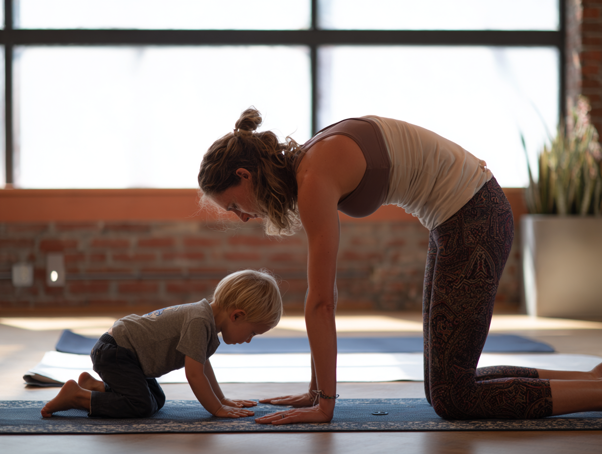 Йога на заході сонця